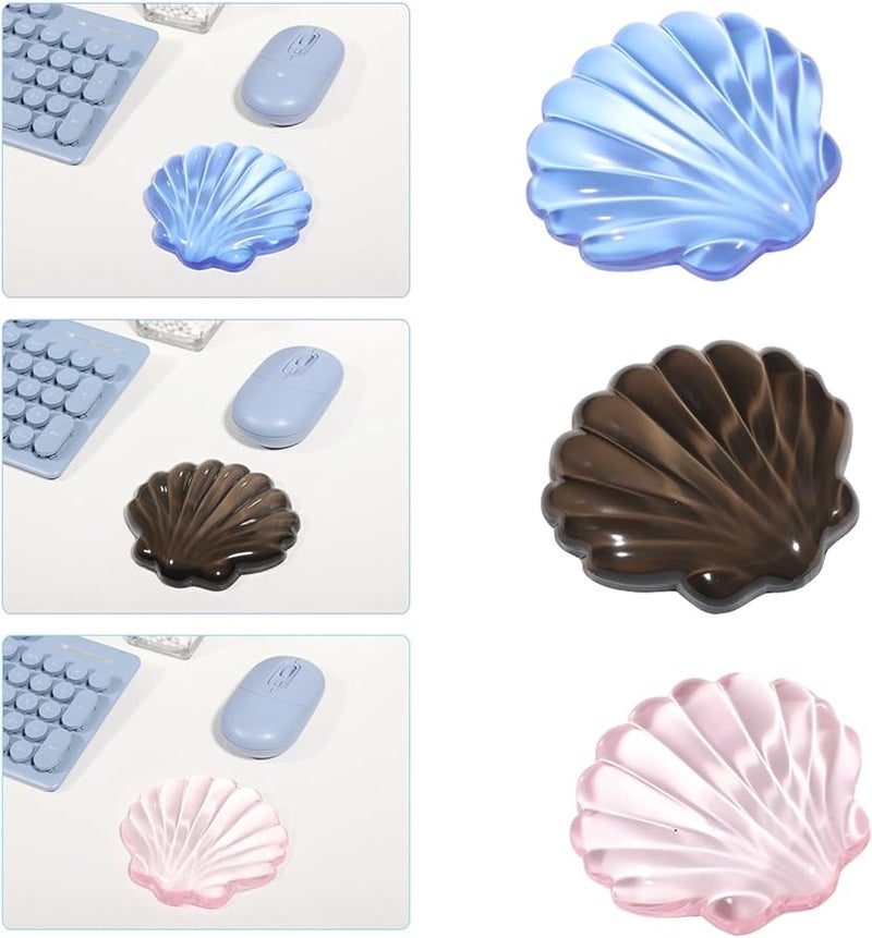 Black Ergonomic Wrist Rest Pad Silicone Cushion for Computer Laptop Office Use - Image 2